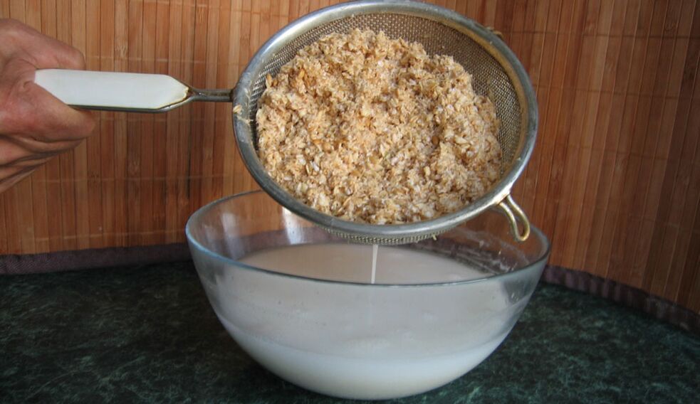 fariña de avea para a ampliación do pene